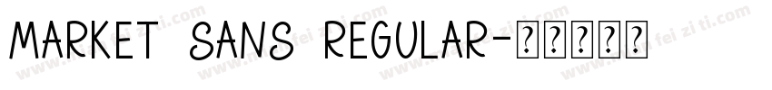 Market Sans Regular字体转换